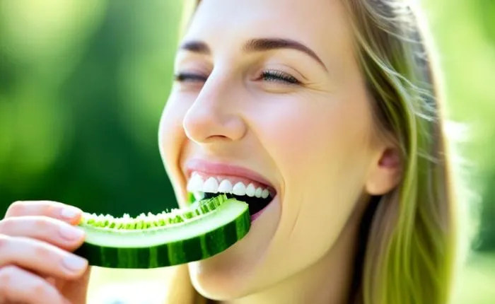 can you eat cucumber with braces